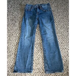 Old Navy Boys Slim Blue Jeans Adjustable Waist Size 7